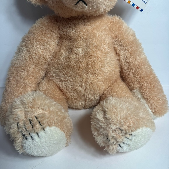 NWT. Melissa and Doug - Bliss Soft and Cuddly Tan Teddy Bear. Approx. 14”H. - Picture 3 of 12